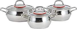 Karaca Emirgan Midi Töpfe Set - 3-teilig Kochtopf 
