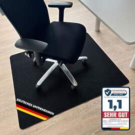 KARAT Bodenschutzmatte 100 x 120 cm, schwarz -