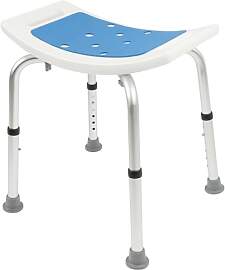 KARAT Duschhocker - höhenverstellbarer Duschstuhl 