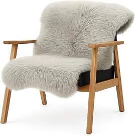 KARAT Lammfell echt - Dark Beige Flauschige