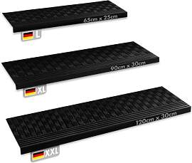 KARAT Stufenmatte aus Gummi - wetterfeste &