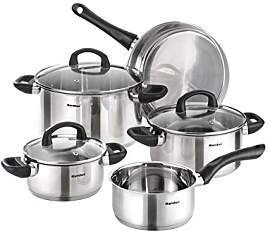 Karcher Topfset Mia aus Edelstahl, Kochgeschirr