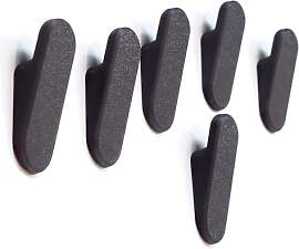 Kardamov Studio Klebehaken 6er Set Grau – Haken