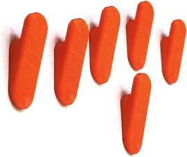 Kardamov Studio Klebehaken 6er Set Orange –