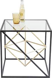 Kare Design Beistelltisch Prisma Gold, edler