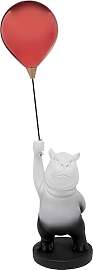 Kare Design Deko Figur Balloon Hippo, Mehrfarbig,
