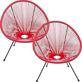 Kare Design Gartenmöbel Set Acapulco, 2er Set,