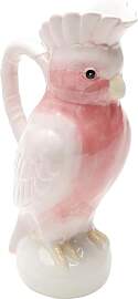 Kare Design Karaffe Exotic Bird, Weiß-Rosa,