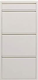 Kare Design Schuhschrank Caruso, Creme, Stahl, mit 