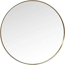 Kare Design Spiegel Curve MO Brass Gold Ø100,