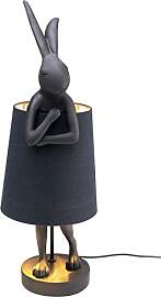Kare Design Tischlampe Animal Rabbit Schwarz,