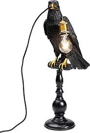 Kare Design Tischlampe Animal Sitting Crow,