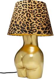 Kare Design Tischlampe Donna Leo Gold,