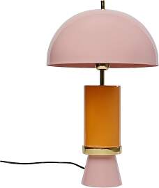 Kare Design Tischleuchte Josy, Rosa, 51x30x30 cm,