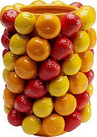 Kare Design Vase Fruit Parade, Gelb/Rot, 33cm