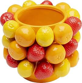 Kare Design Vase Fruit Parade, Gelb/Rot, Höhe