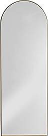 Kare Design Wandspiegel Daisy halbrund, messing