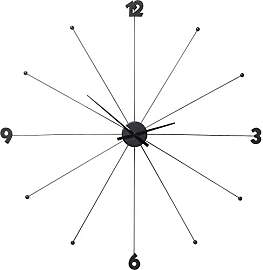 Kare Design Wanduhr Like Umbrella, Schwarz, 100cm