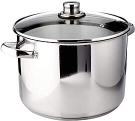 Karl Krüger A26 Topf, Edelstahl, silber, 24 cm,