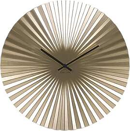 Karlsson KA5657GD Sensu Uhr, Wanduhr, Stahl, Gold, 
