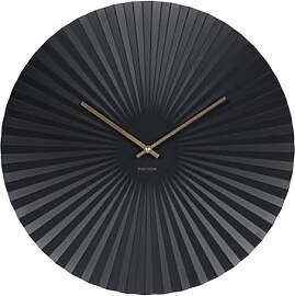 Karlsson KA5658BK Wanduhr - Sensu - Schwarz -