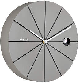 Karlsson UHR Destacado Cuckoo, Dunkelgrau,