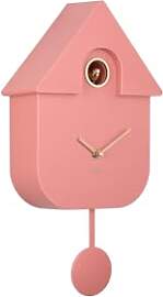 Karlsson Wanduhr Modern Cuckoo ORO - Rosa -