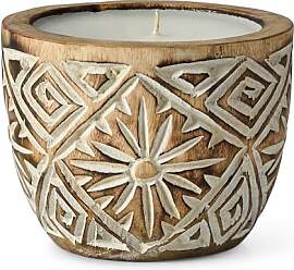 Karmagonia Sojawachskerze - Handgemachte Holzkerze 