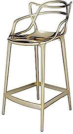 Kartell Masters Stool, Hocker, Gold, H. 65 cm