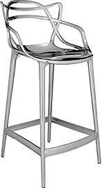 Kartell Masters Stool, Hocker, Verchromt, H. 65 cm