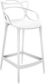 Kartell Masters Stool, Hocker, Weiß, H. 75 cm
