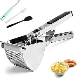 Kartoffelpresse Edelstahl Profi, Spätzlepresse