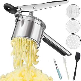 Kartoffelpresse Spätzlepresse aus Edelstahl,