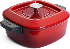 Kasserolle WOLL "Iron", rot, B:24cm