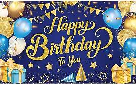 KatchOn Happy Birthday Banner - Extragroß 180x110 