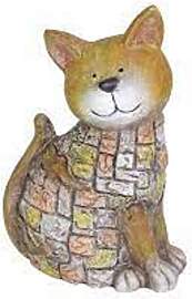 Katze Molly Keramik / Terrakotta