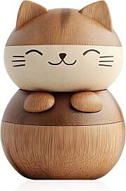 Katzen Deko aus Holz, Holzfiguren, 2D Flache