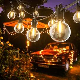 Kawaya 20M Lichterkette Außen LED Outdoor