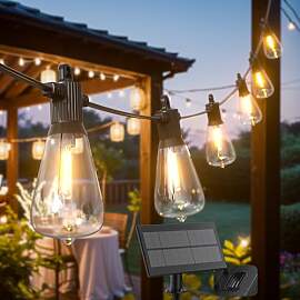 Kawaya Solar Lichterkette Außen 10M LED