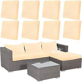 Kaxtde 8er-Set Outdoor Kissen Einzel-Sofabezug, 65 