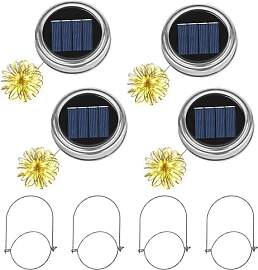 KBIBCK 4 Stück Solarleuchten Ersatzteile, Mason
