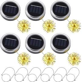 KBIBCK 6 Stück Solarleuchten Ersatzteile, Mason