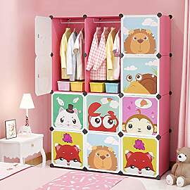 Kedia Kinderkleiderschrank, Schlafzimmerschrank,