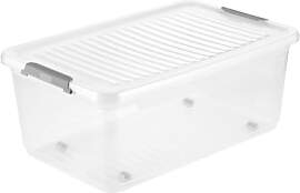 keeeper Aufbewahrungsbox mit Deckel und Rollen, 37 