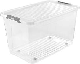 keeeper Aufbewahrungsbox mit Deckel und Rollen, 56 
