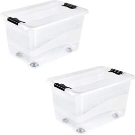 keeeper konrad 2x Aufbewahrungsbox mit Rollen,