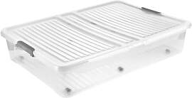 keeeper Unterbettbox mit Deckel, 77 x 58 x 16 cm,