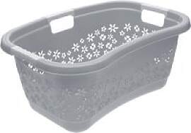 keeeper Wäschekorb grau B/H/L: ca. 45x28,5x65 cm