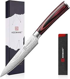 KEEMAKE Gemüsemesser 13 cm, Scharfes