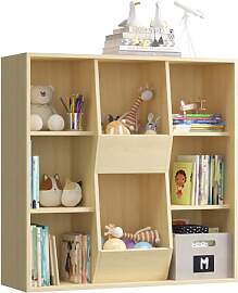 KEEPREAPER Bücherregal Kinder, Kinderregal mit 8